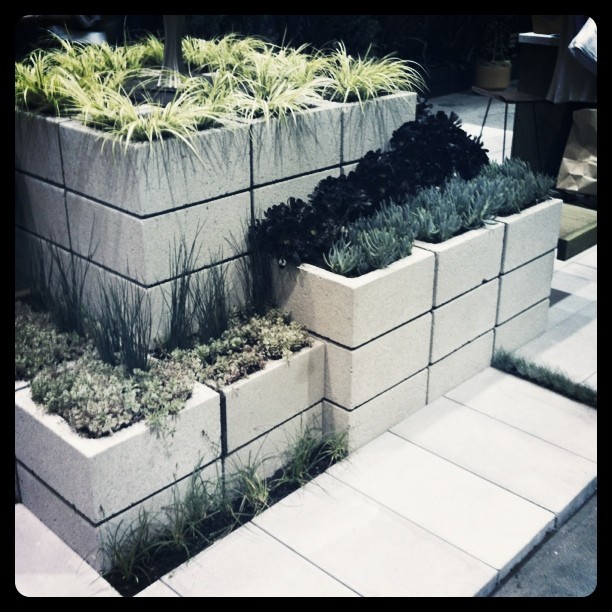 FormLA&#8217;s block module planters are nice. Want.  (Taken with instagram)