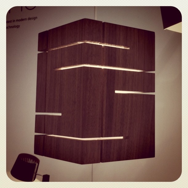 Cerno&#8217;s awesome cube lamp. Inspired by Schindler? (Taken with instagram)