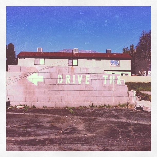 Drive thru (the wall) (Taken with instagram)