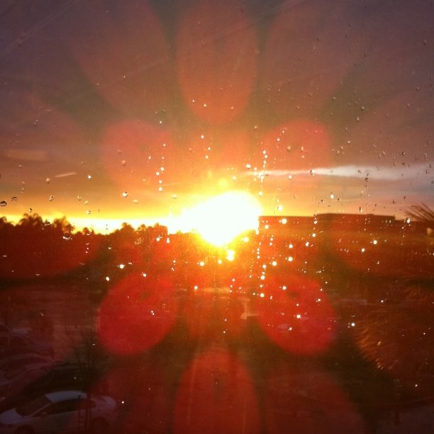 Sunset in the rain (Taken with instagram)