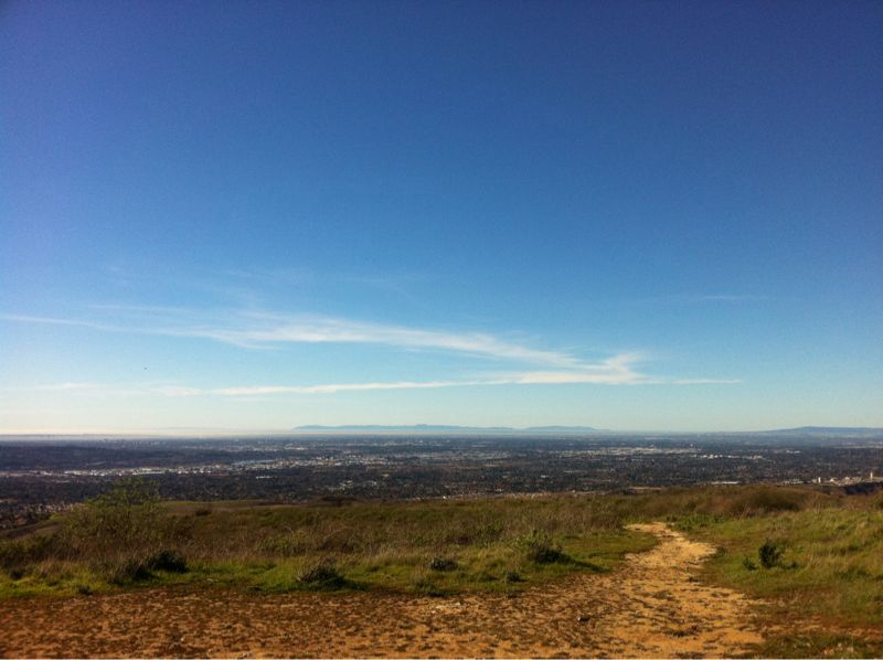 The far range of mountains? Catalina Island.