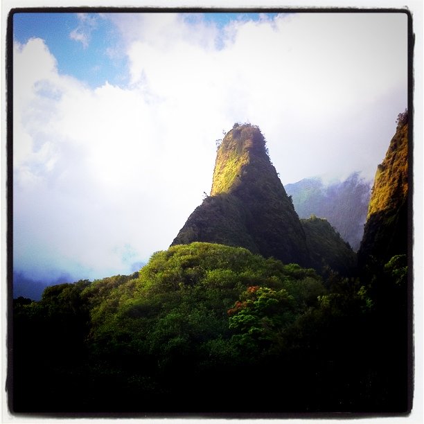 Iao Needle (Taken with instagram)