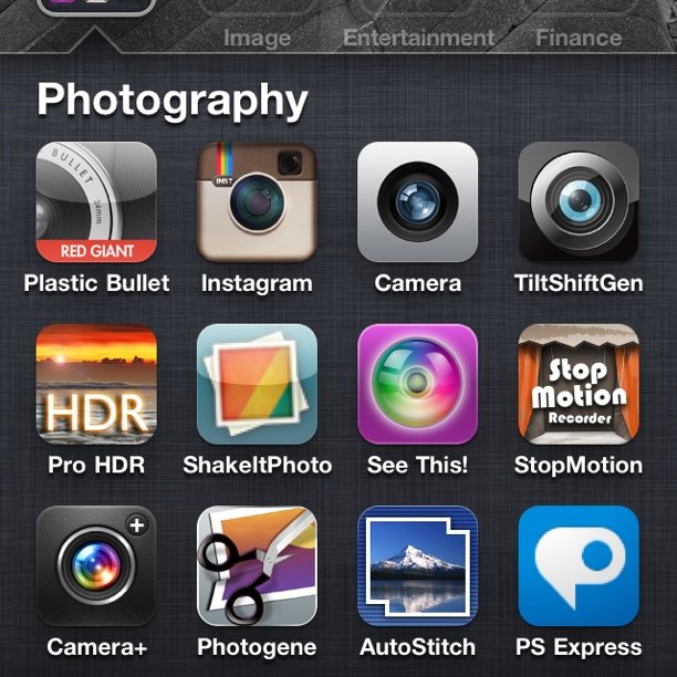 Photo apps (Taken with instagram)