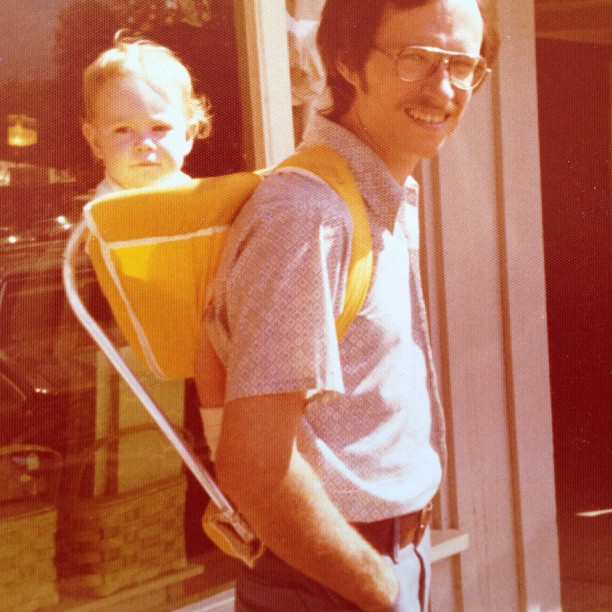 Dad and me. No filter needed.  (Taken with Instagram)