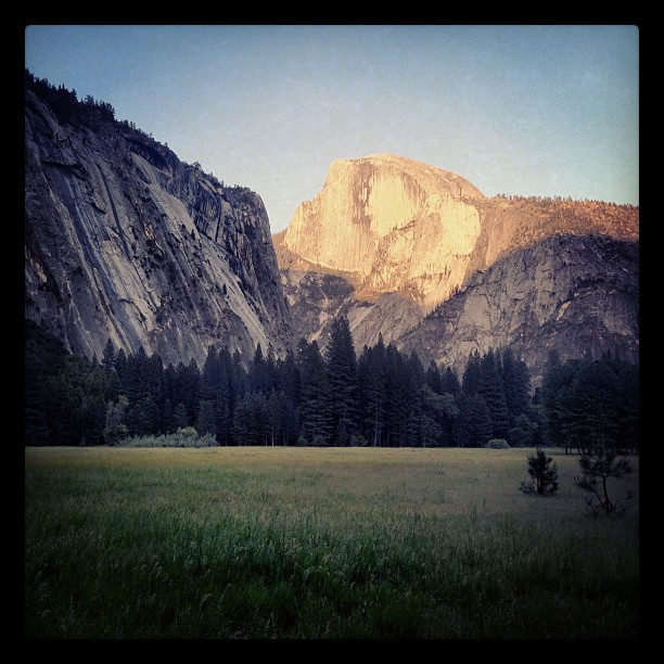 World class rock. Half Dome.  (Taken with Instagram at Ahwahnee Hotel)