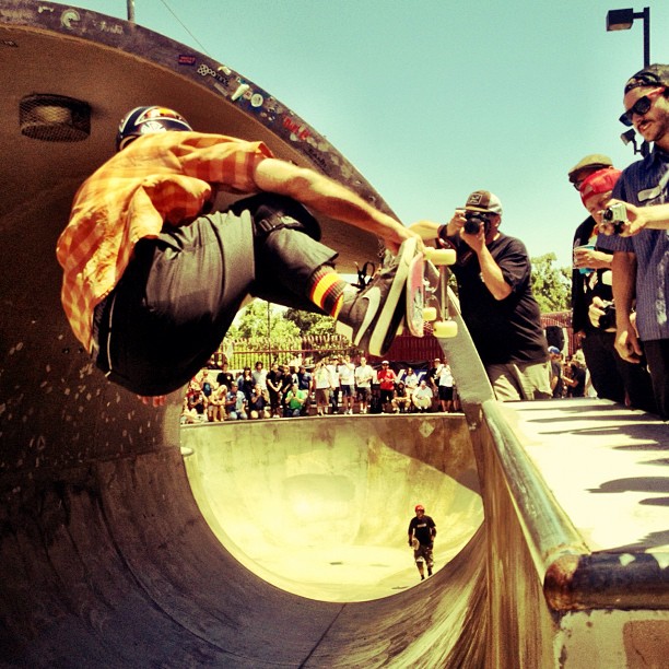 Hi, my name&#8217;s Lance freakin&#8217; Mountain.  (Taken with Instagram at Upland Skatepark)