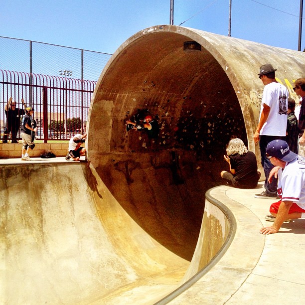 The pipe (Taken with Instagram at Upland Skatepark)