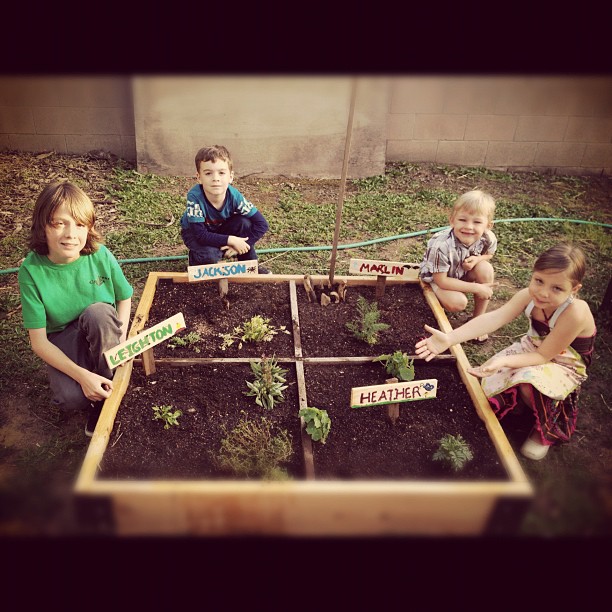 The children&#8217;s garden (Taken with instagram)