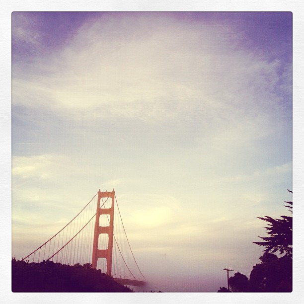 Bridge to nowhere (Taken with Instagram at Golden Gate Bridge Parking Lot)