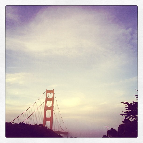 Bridge to nowhere (Taken with Instagram at Golden Gate Bridge Parking Lot)