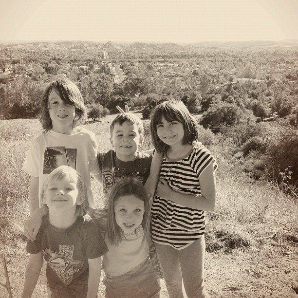 Hiking with the kids (Taken with Instagram at San Dimas Canyon Park)