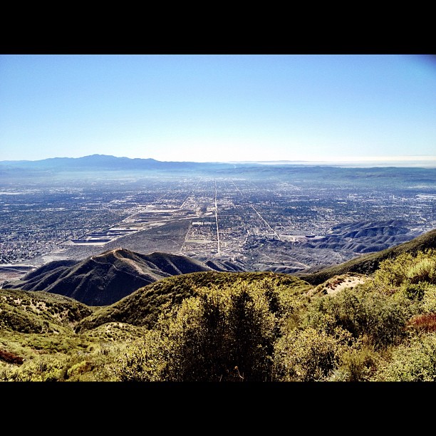 Looking down on Potato Mountain from Sunset Ridge this morning.  (Taken with instagram)