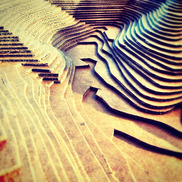 Topography model (Taken with Instagram at HMC Architects)