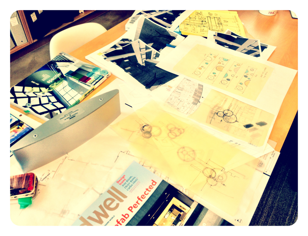 Workspace: Current projects.