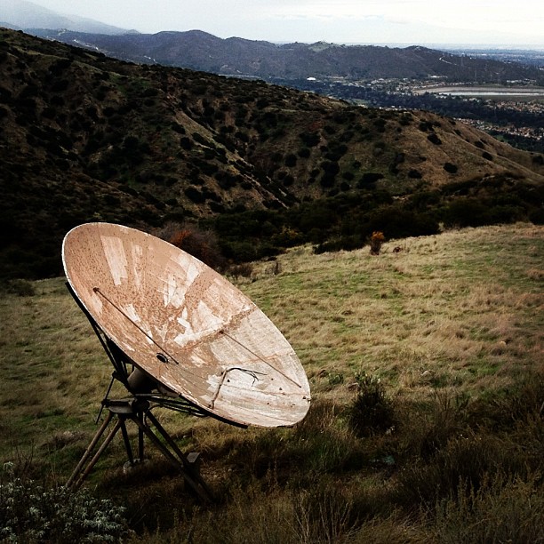 A local Dharma Initiative dish installation.  (Taken with instagram)