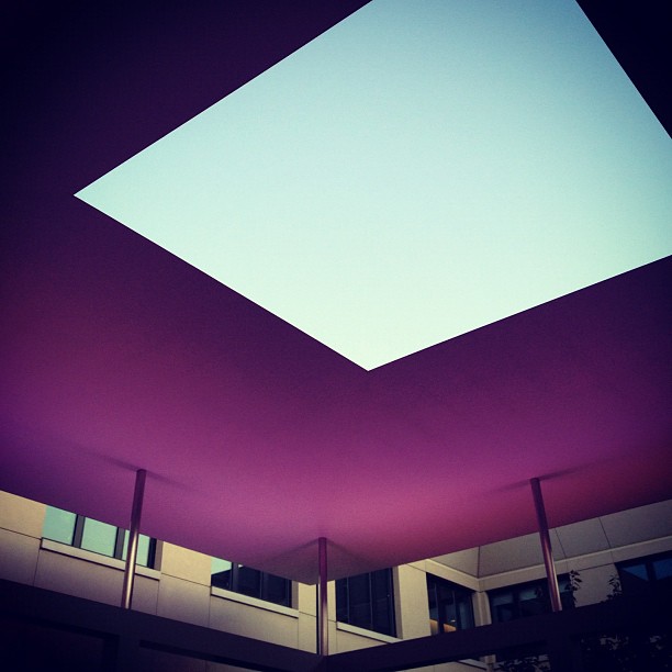 Sky is space (Taken with Instagram at The Turrell Skyspace)