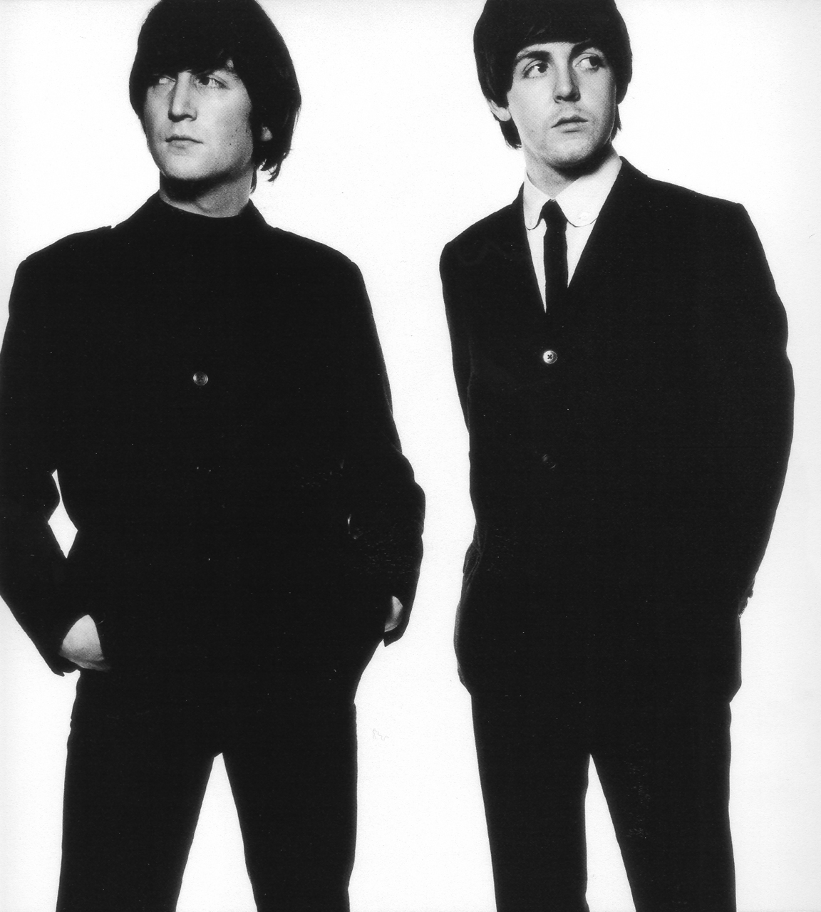 theimpossiblecool:

Lennon &amp; McCartney.
photo by David Bailey
