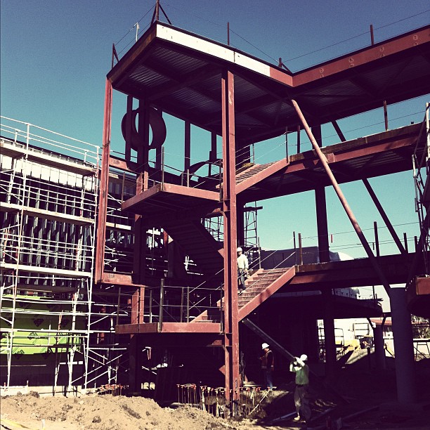 The main stair tower.  (Taken with instagram)