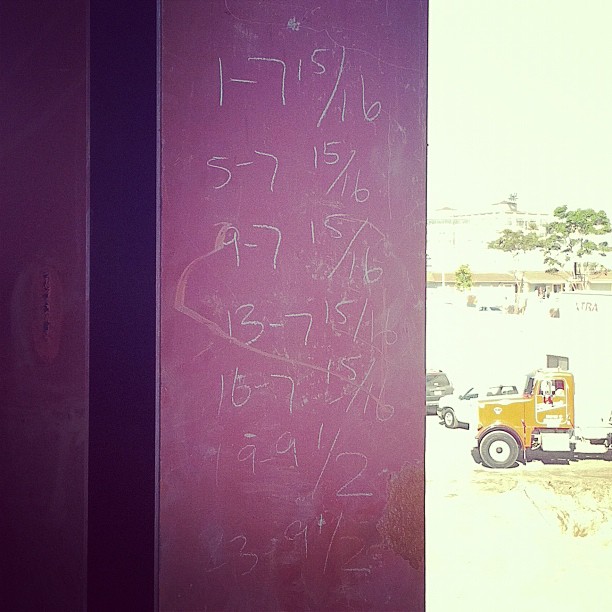 You know the saying. Measure seven times. Cut once.  (Taken with instagram)