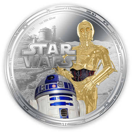 laughingsquid:

Star Wars Legal Tender Collectible Coins Issued by New Zealand Mint