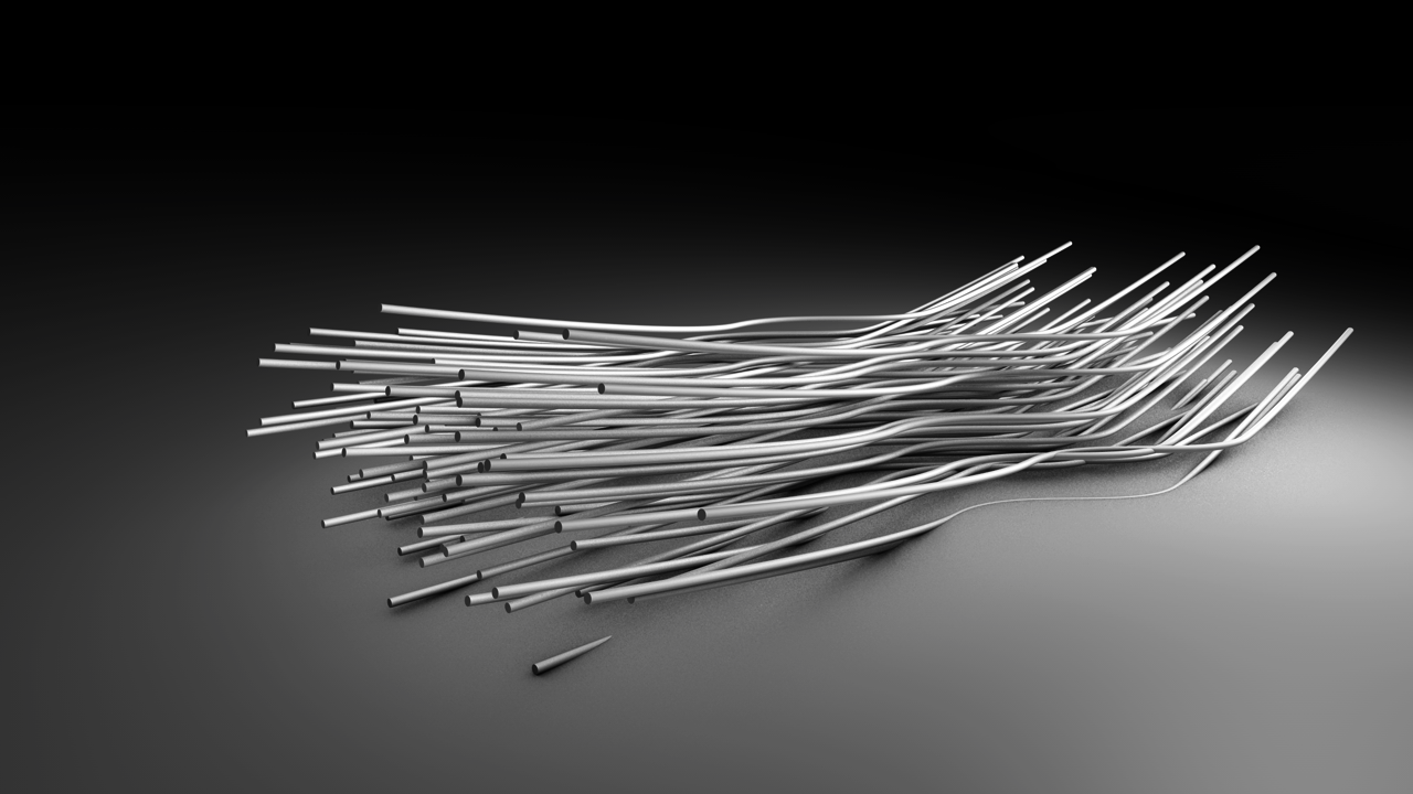 Wires - modeled and rendered in Cinema4d