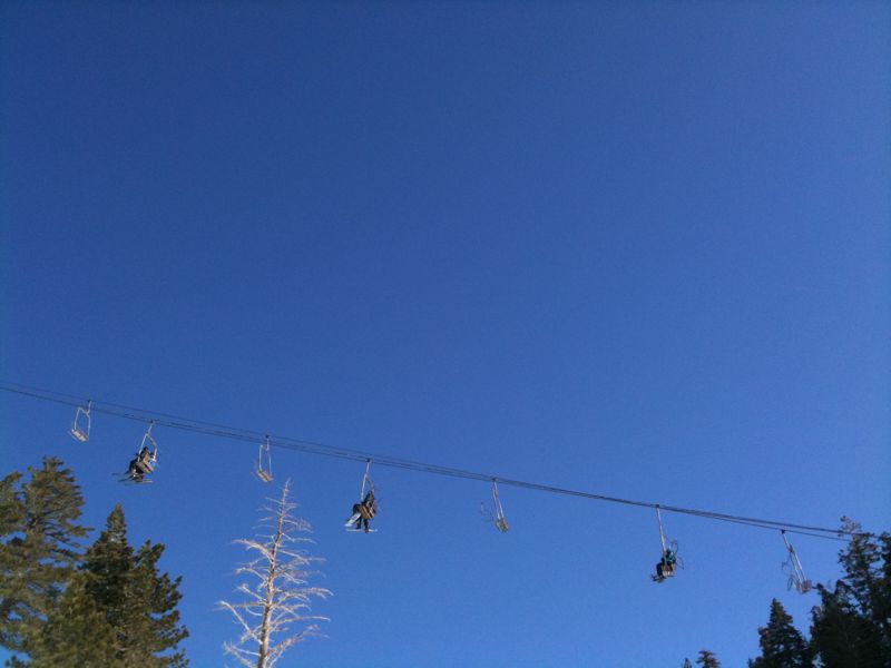 Chair lift at Baldy