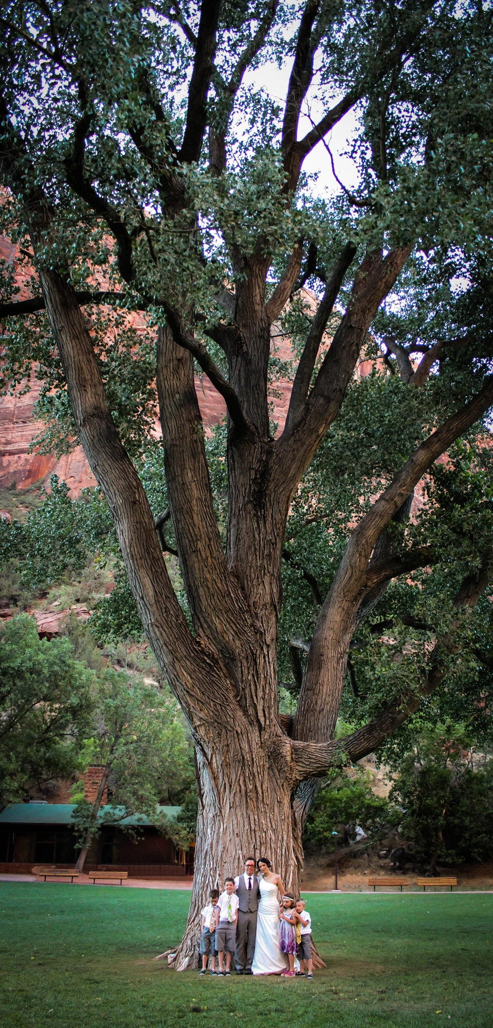 Our family in Zion National Park, July 28, 2012. Photo by Jared Anderson.