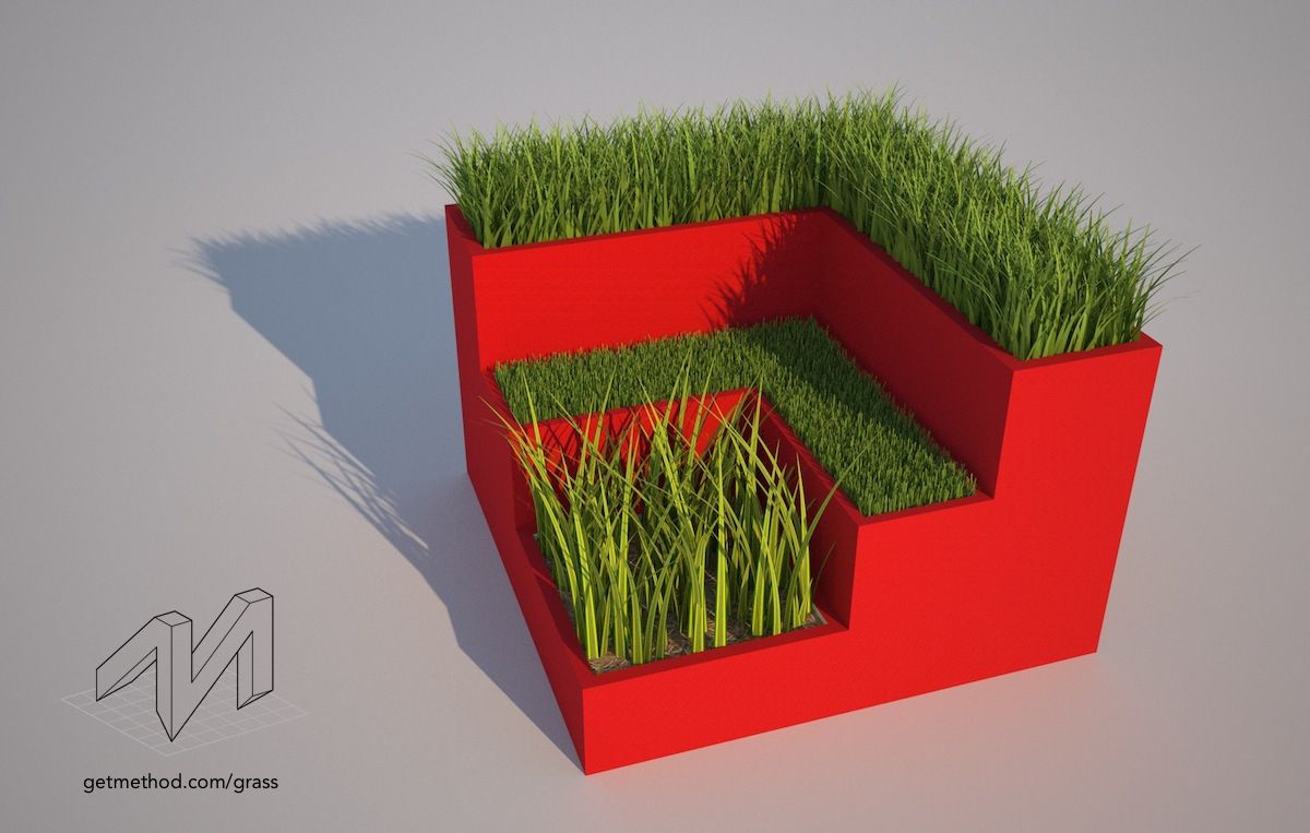 ✱ My Maxwell Grass Preset Pack is now available for SketchUp