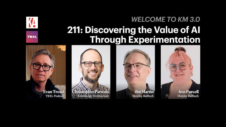 211: ‘Discovering the Value of AI Through Experimentation’, with James Martin, Jess Purcell, and Christopher Parsons